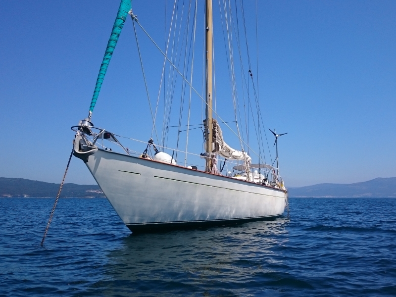 gallant 53 for sale te koop van de Stadt klassiek zeiljacht classic sailing yacht
