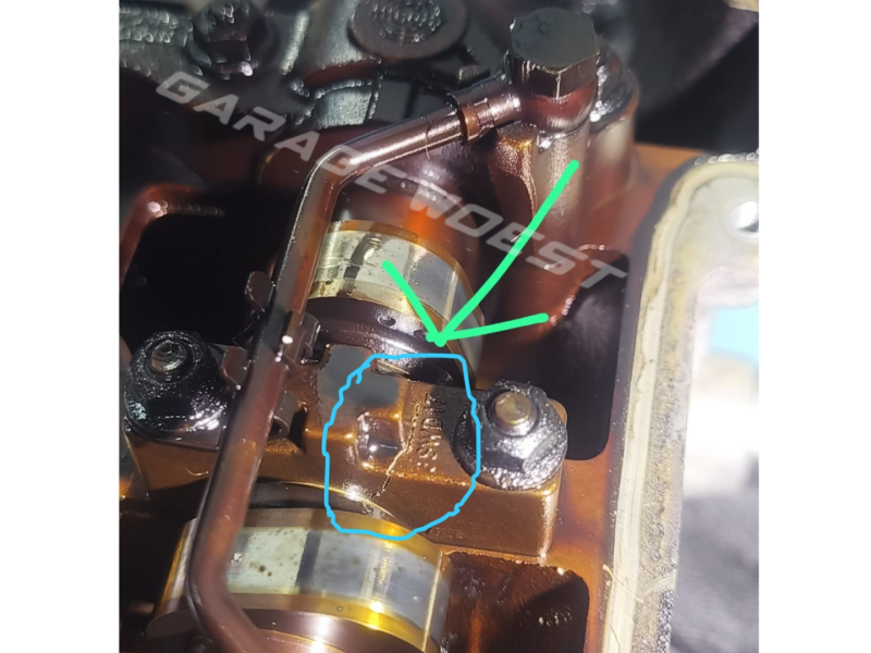 N43 gebroken Nokkenas-lagerkap | Garage Woest