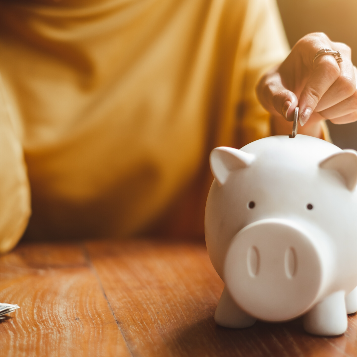 Gezond uitgavepatroon vrouw leren budgetteren