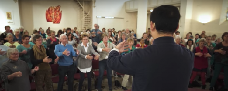 INSCHRIJVING 2017 GESTART: Zhineng met de Chinese leraar Xie Chuan