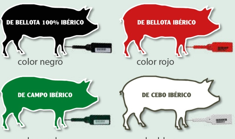 Kwaliteitslabels Ibérico Ham