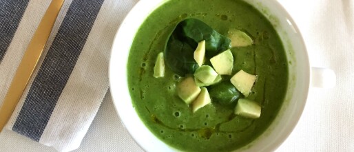 Koolhydraatarme groene gazpacho