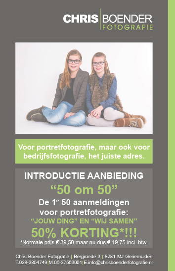 Advertentie Chris Boender Fotografie