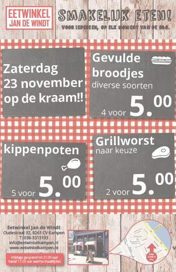 Advertentie Eetwinkel Jan de Windt