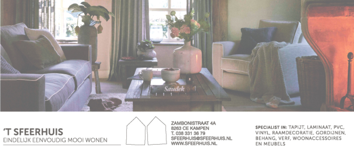 Advertentie 'T Sfeerhuis