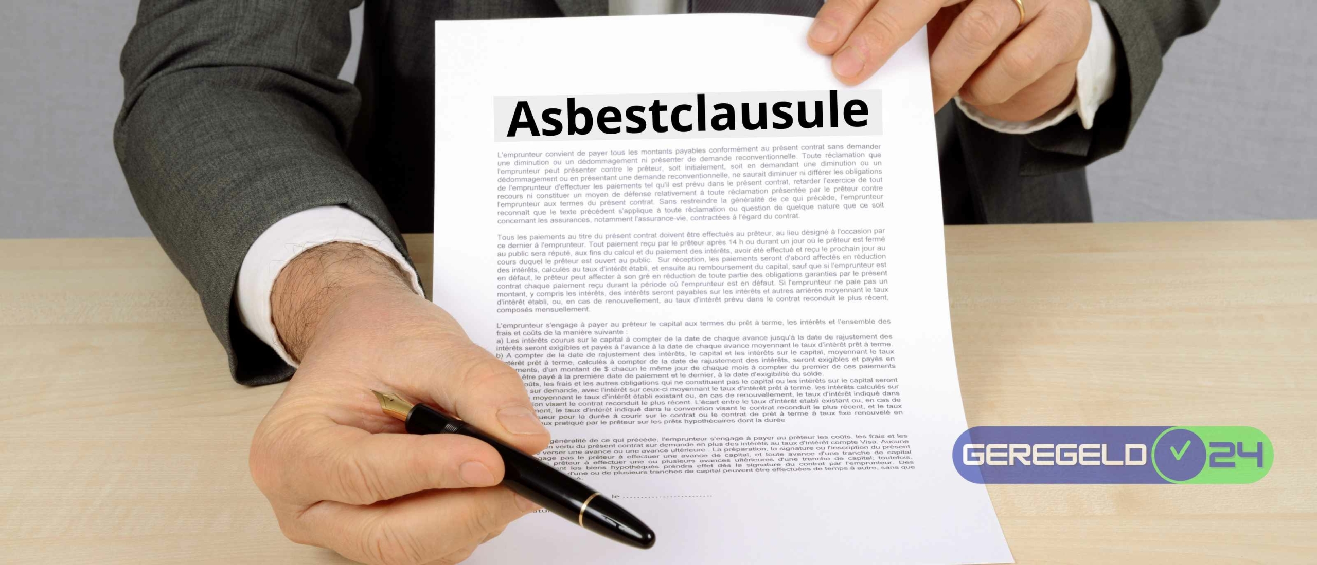 Asbestclausule - Geregeld24