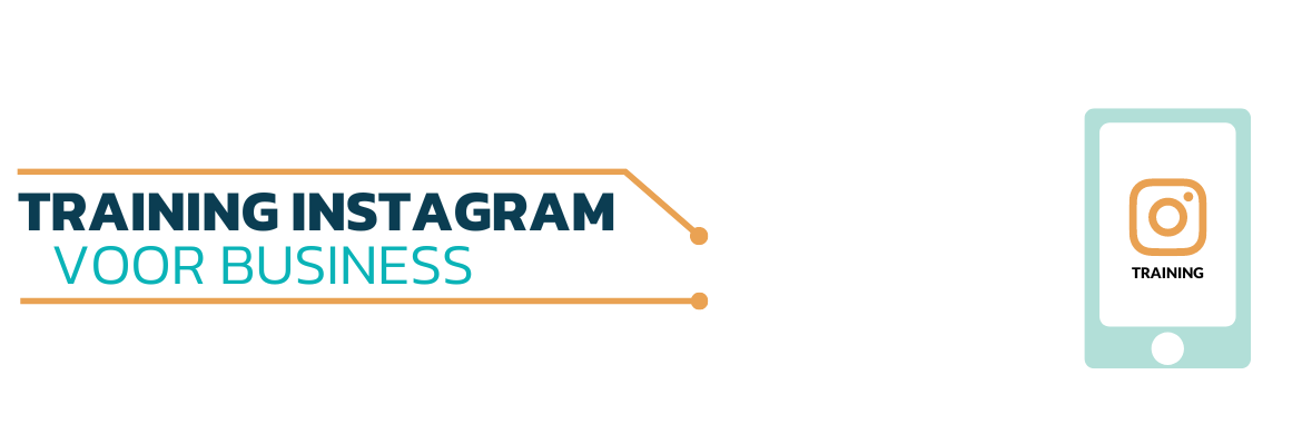 training instagram voor business banner met icoon