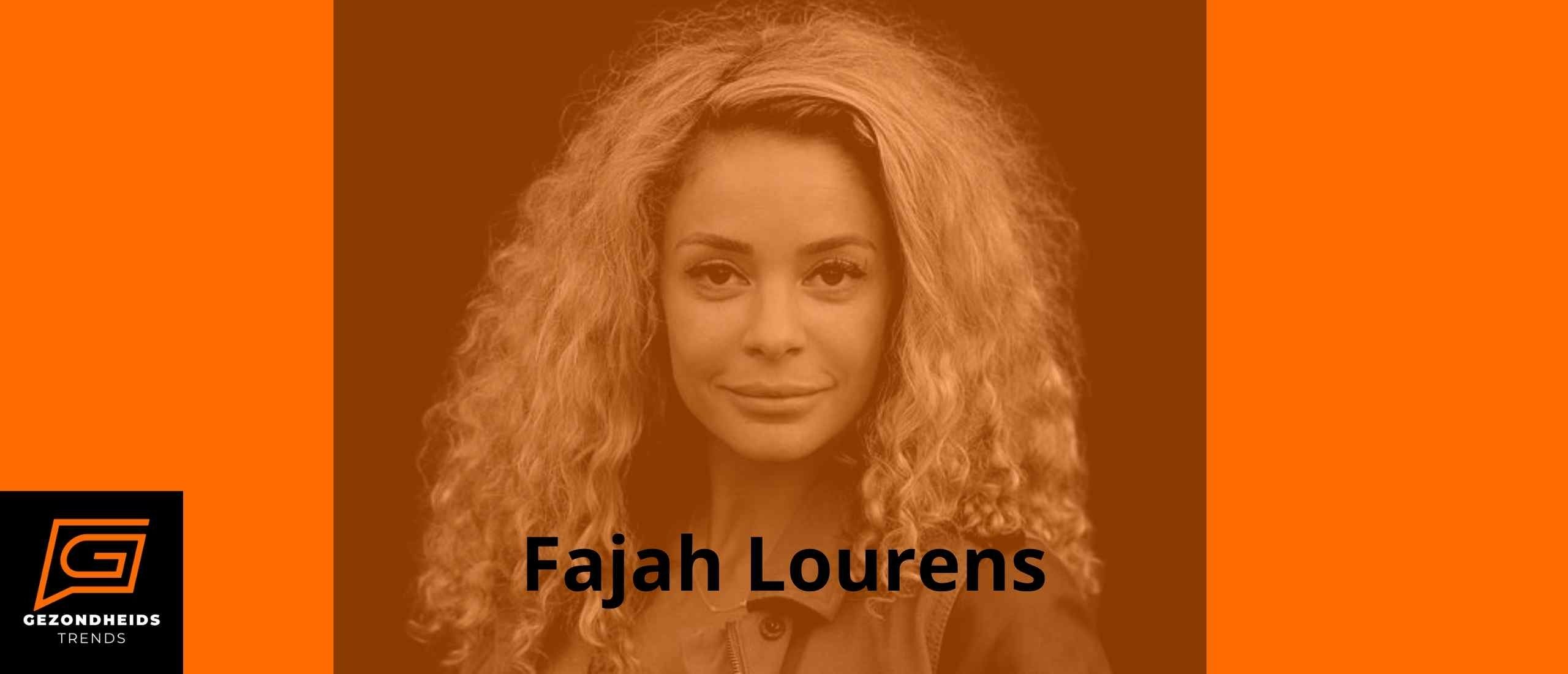 Hoe blijft Fajah Lourens Fit?