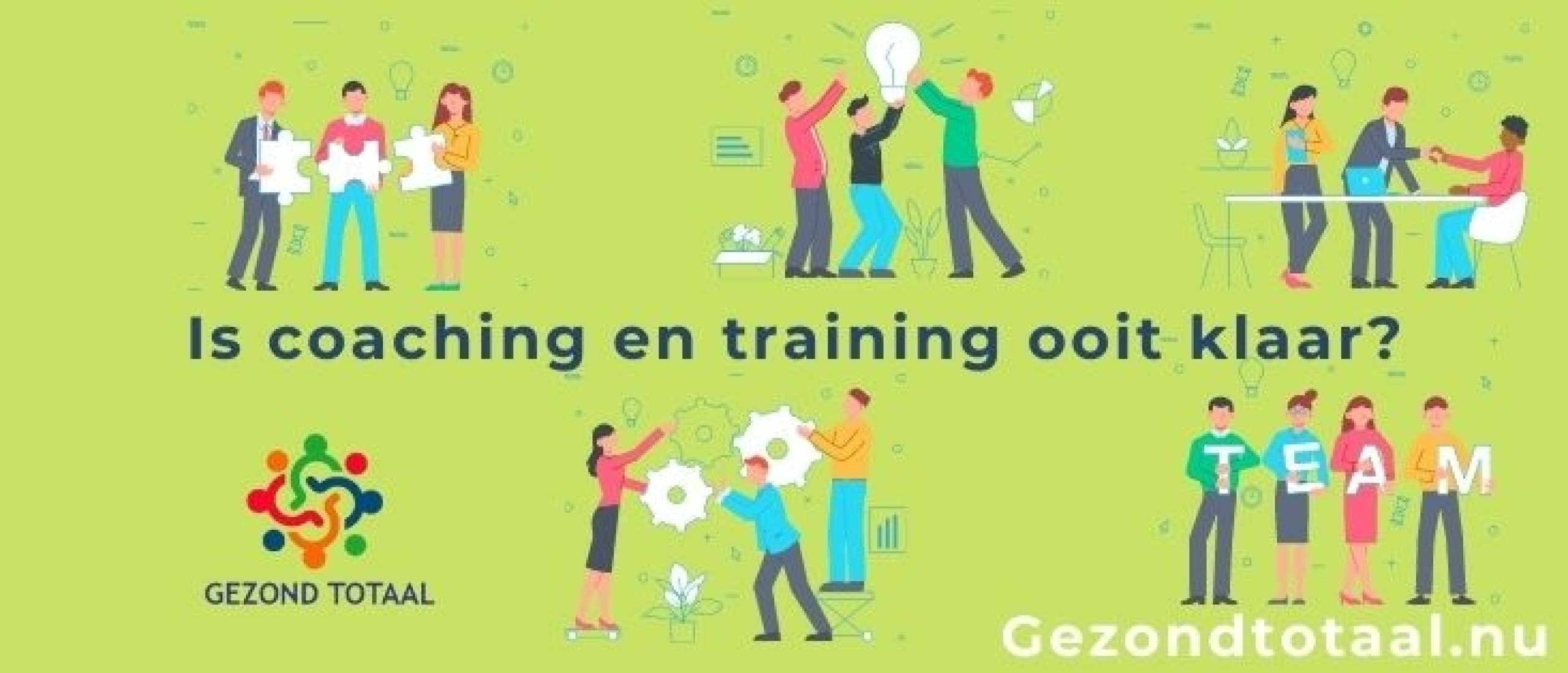 Is coaching en training ooit klaar?
