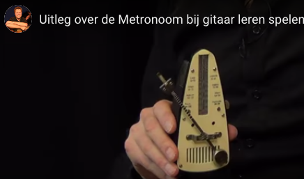 metronoom gitaar leren spelen