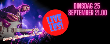 Live Online Gitaarles 25 september 2020