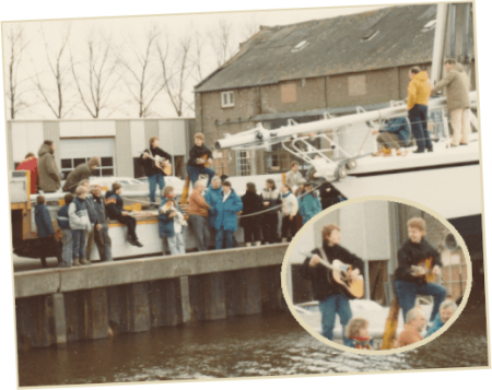 Arvid en Menno - live gitaar 1987