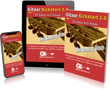 Eboek gitaarcursus kickstart amazing grace