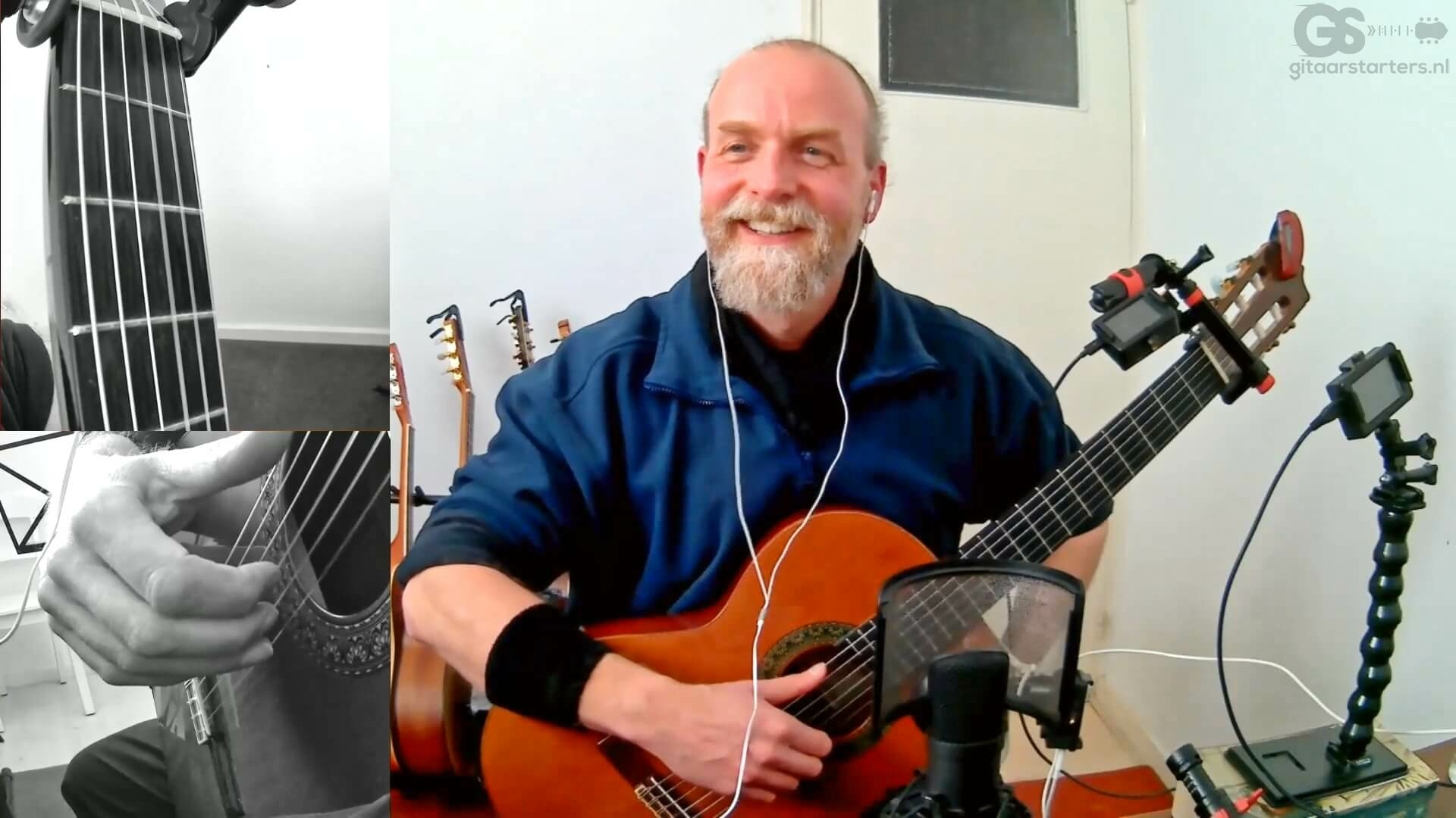 Hoe pak je het G-majeur akkoorden op gitaar? Er zijn verschillende vingerzettingen. Welke is de juiste.