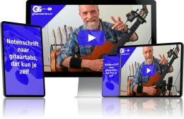 Gitaar theorie cursus voor beginners - noten naar gitaartabs