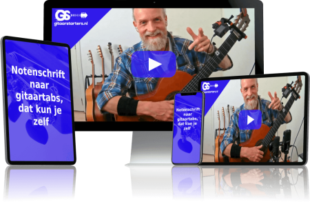 Gitaar theorie cursus voor beginners - noten naar gitaartabs