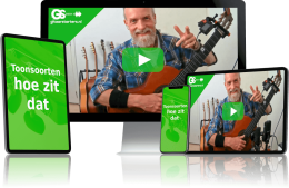 Gitaar theoriecursus toonsoorten