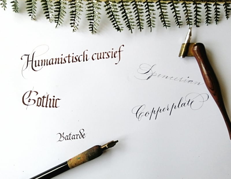 starten met kalligrafie
