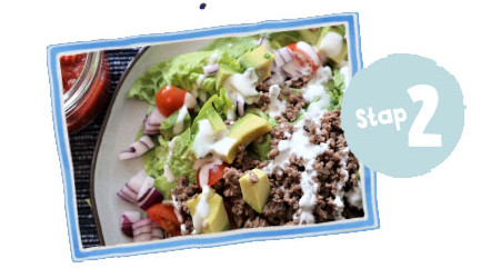 Mexicaanse salade l 1 op1 dieet Recept vanaf stap 2