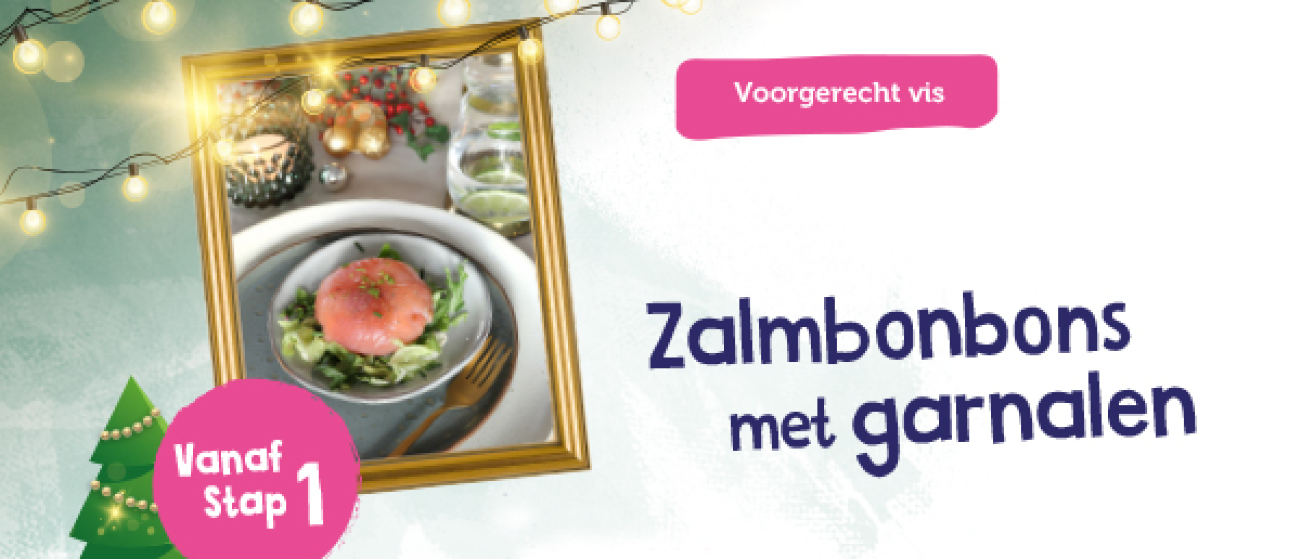 zalmbonbons-met-garnalen | Kerst voorgerecht