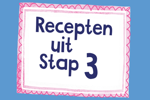 Recepten van het 1 op 1 dieet Stap 3