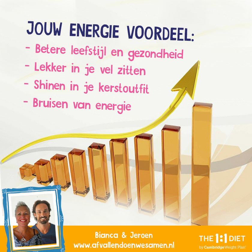 Hoe zit jij met je energie 1 op 1 Dieet