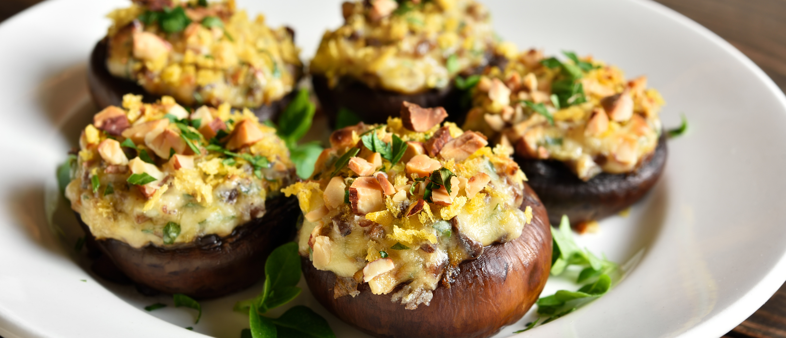 1 op 1 recept vanuit stap 2 gevulde champignons uit de oven
