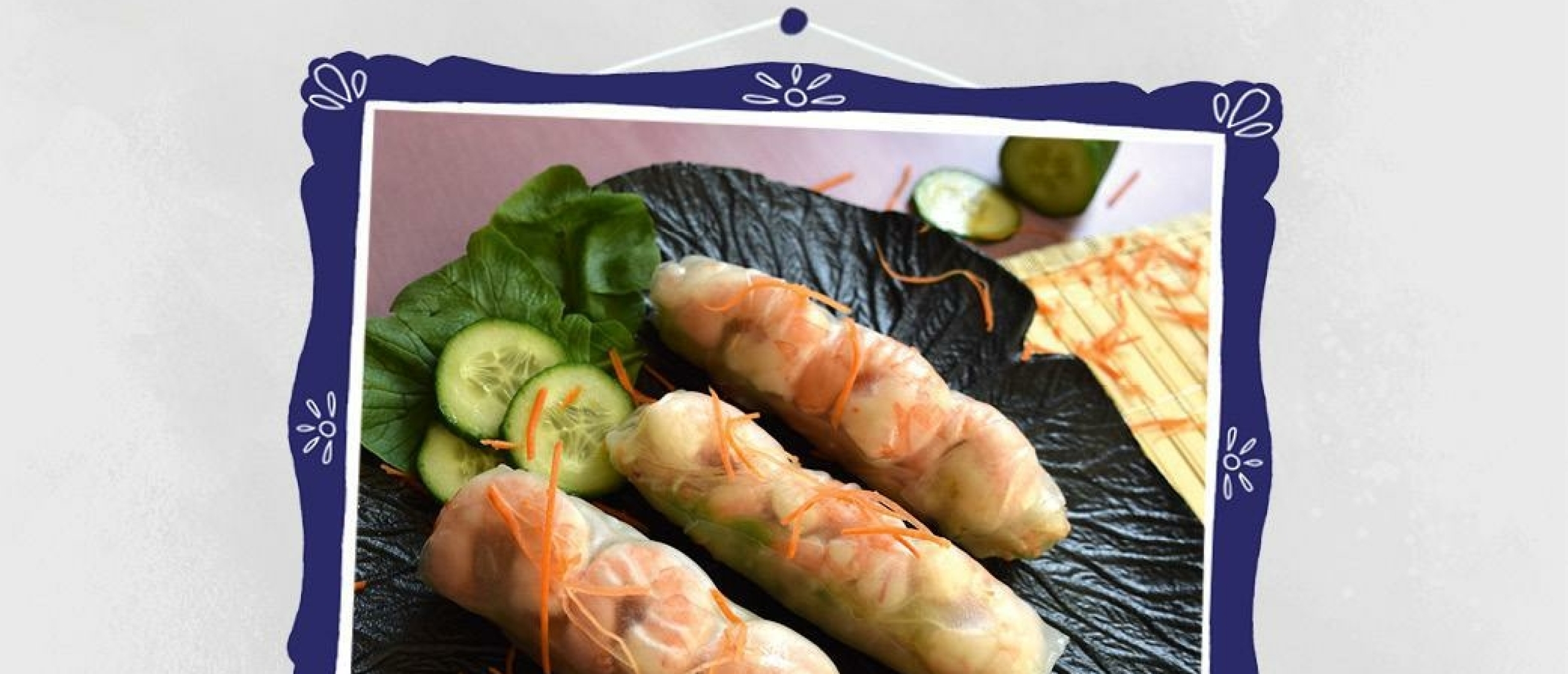 Recept van het 1 op 1 Dieet Spring  Rolls Stap 6