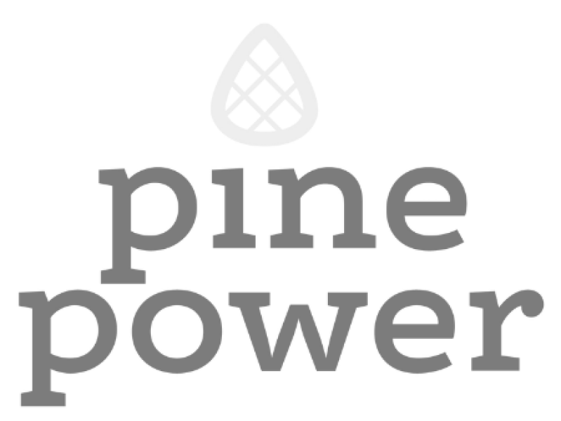 Pinepower logo gray