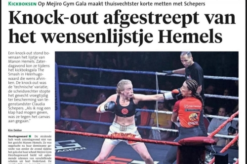 manon hemels knock out