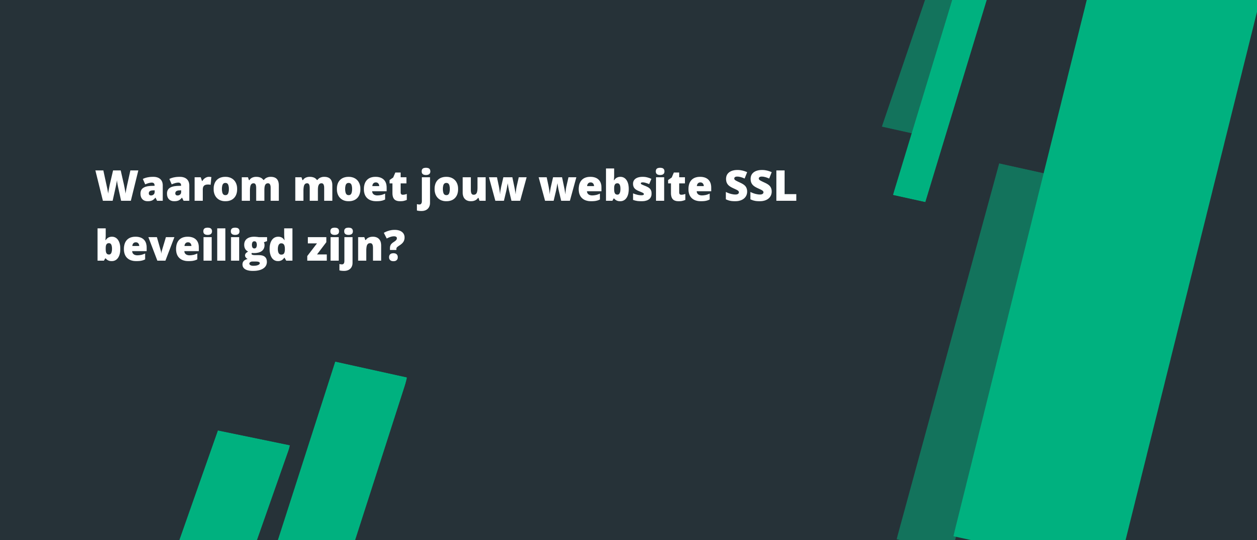 Waarom moet jouw website SSL beveiligd zijn?
