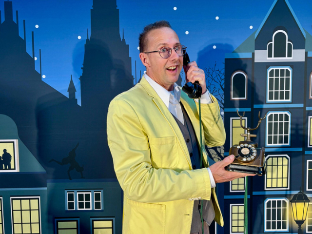 paul aan de telefoon