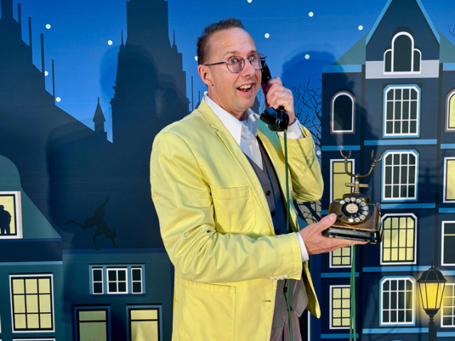 paul aan de telefoon
