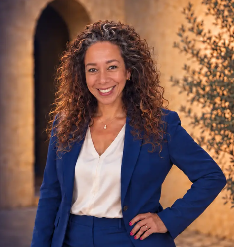 Grace Rivellino voor haar exclusieve retraite in Italië voor ondernemers