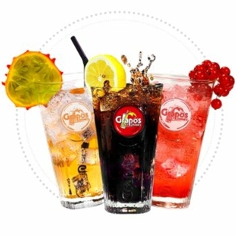 Duurzame frisdranken van Grapos Duurzame frisdranken van Grapos zoals cola, ijsthee en vitamindrinks