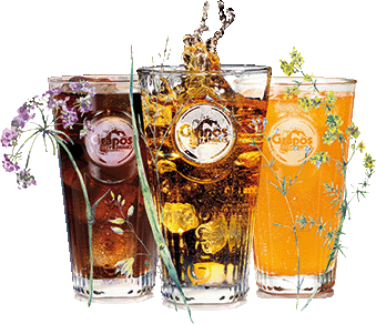 Duurzame frisdranken van Grapos, getapt uit een milieuvriendelijke postmixmachine.