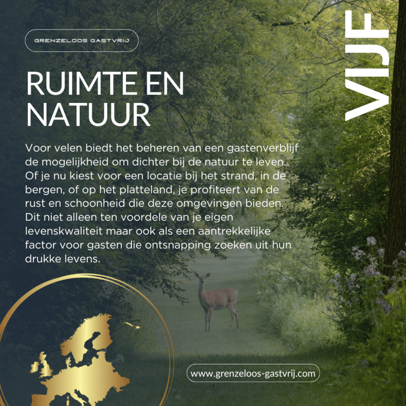 5. Ruimte en natuur - Grenzeloos Gastvrij