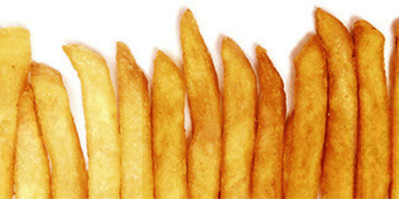 Friet gebakken van licht naar donker - Acrylamide gehalte in friet - Grenzeloos Gastvrij