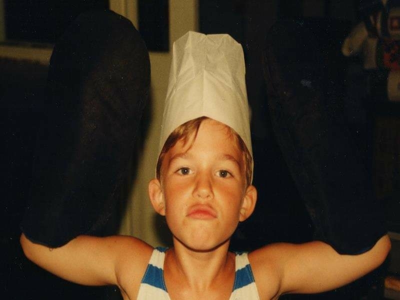 Harold Engelen, een foto uit de oude doos, hard aan het werk Harold Engelen, een foto uit de oude doos, hard aan het werk