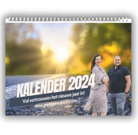 Kalender 2024 vol vertrouwen het nieuwe jaar in Grenzeloos Gastvrij