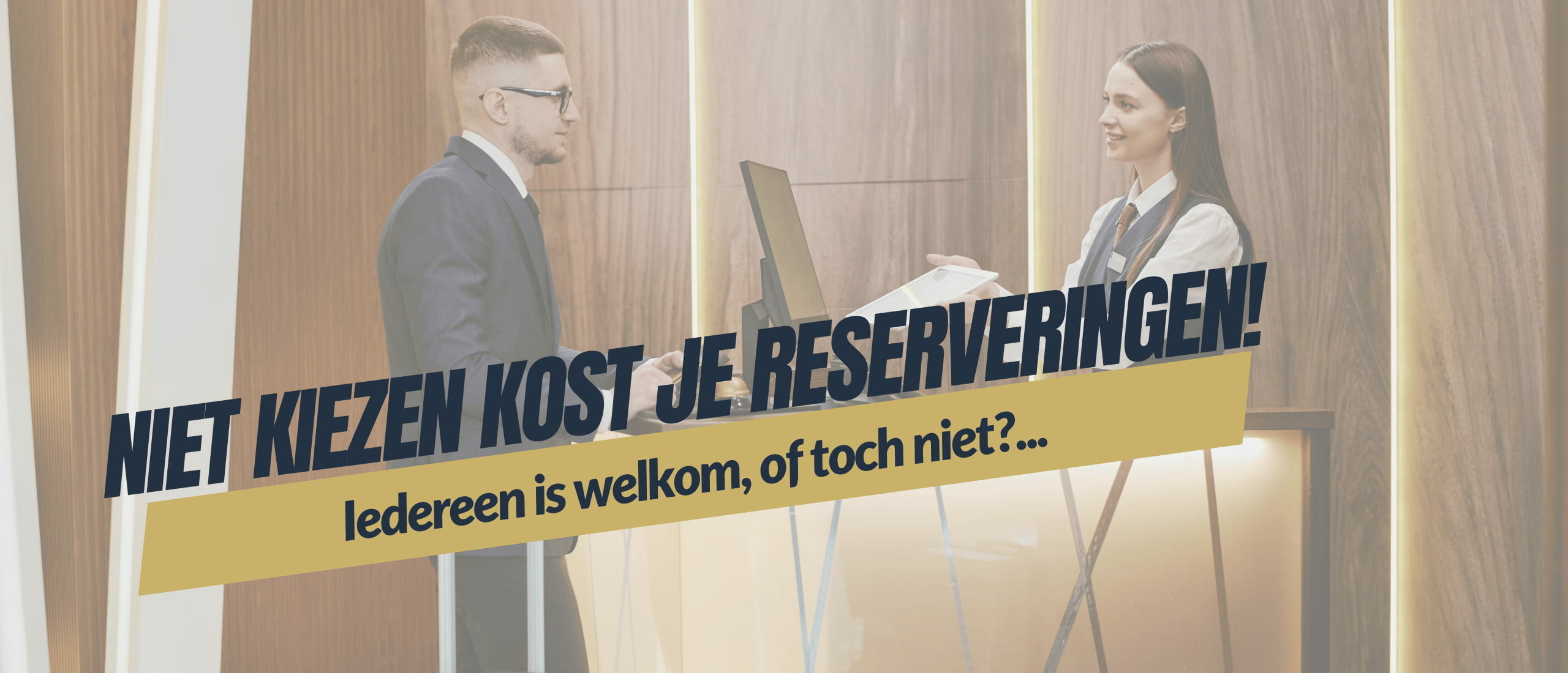 Iedereen is welkom in de horeca