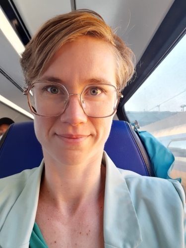 Petra in de trein