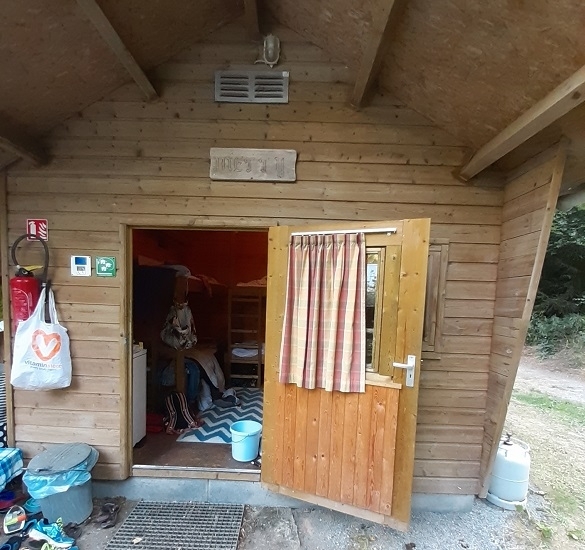 Trekkershut Metty op camping Woltzdal in Luxemburg
