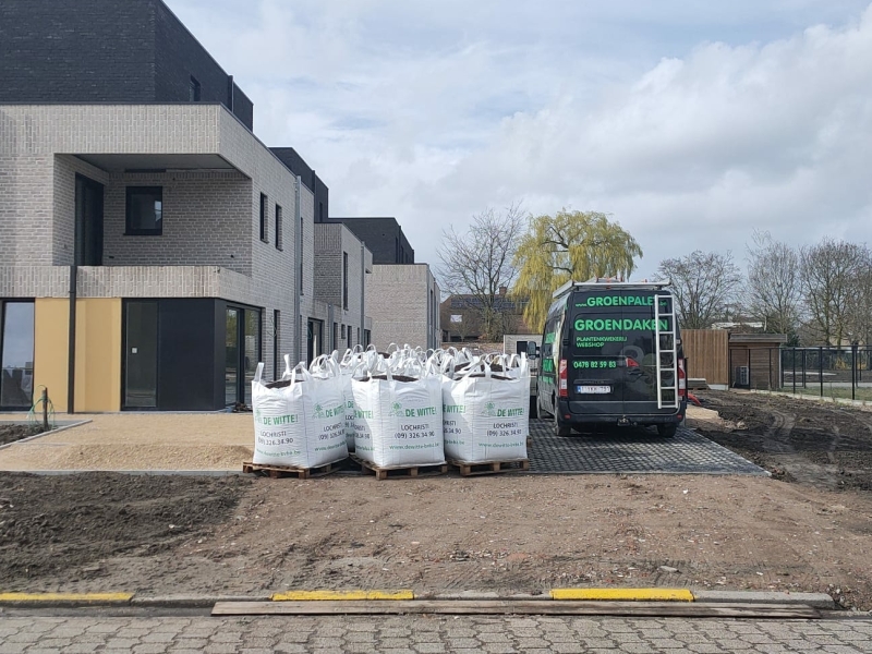 daktuinen op ondergrondse parkeergarages