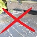 Fout: Dak met blazen