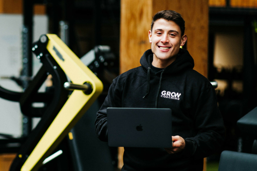 Online marketeer Nigel May in fitness