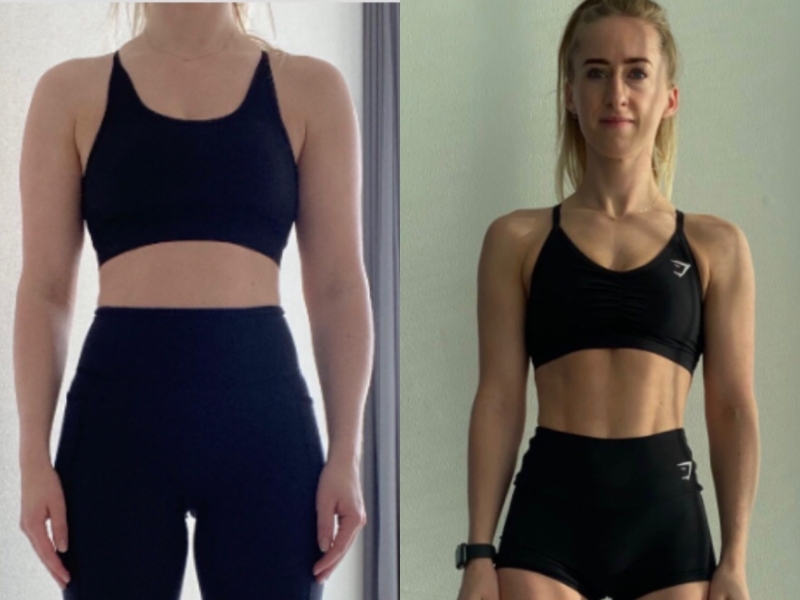 Online fitness coaching transformatie