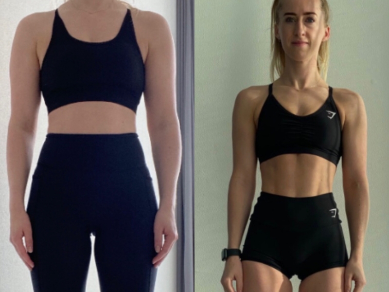 Online fitness coaching transformatie