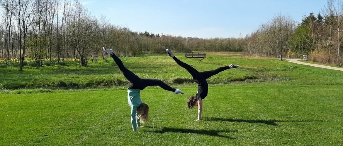 Outdoor gymnastics with toddlers and gymnastics classes