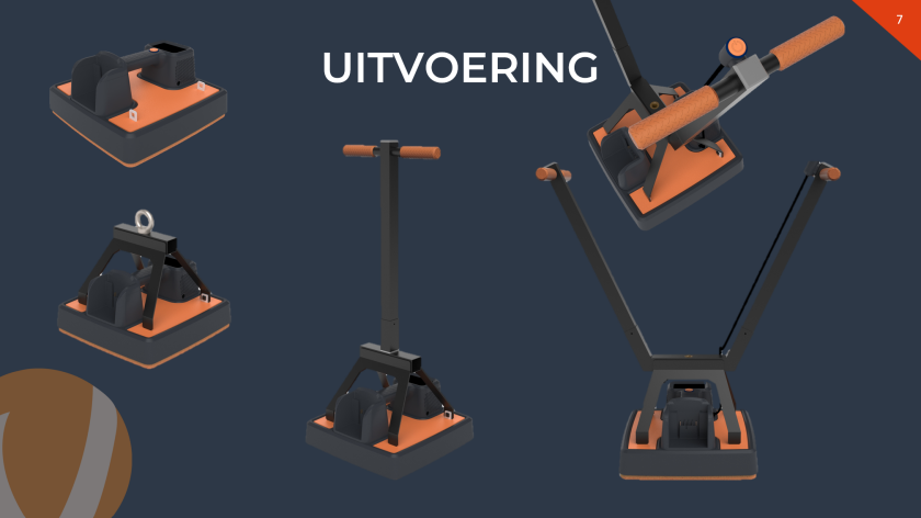Vijf configuraties van de Hamevac VHH-135-BL vacuümunit: basisunit, hijsoog, 2-mans uitvoering, 1-mans uitvoering en machinebevestiging